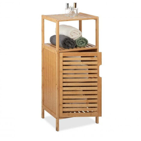 Mobile da bagno sottile realizzato in bambù