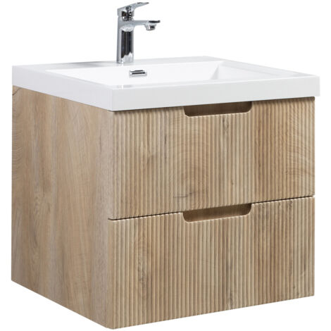 Mobile da bagno Thermis 60 cm - Rovere chiaro – Mobile contenitore lavabo