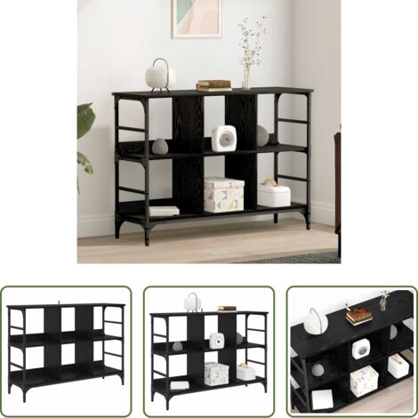 Mobile da Buffet -  Credenza Rovere Nero 102 x 32 x 73,5 cm