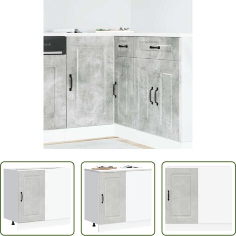 Mobile da cucina -  Base da Cucina Kalmar Grigio Cemento in Legno Multistrato