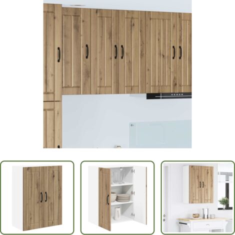 Mobile da cucina in legno -  Mobile da cucina Rovere artigianale 60 x 31 x 80 cm