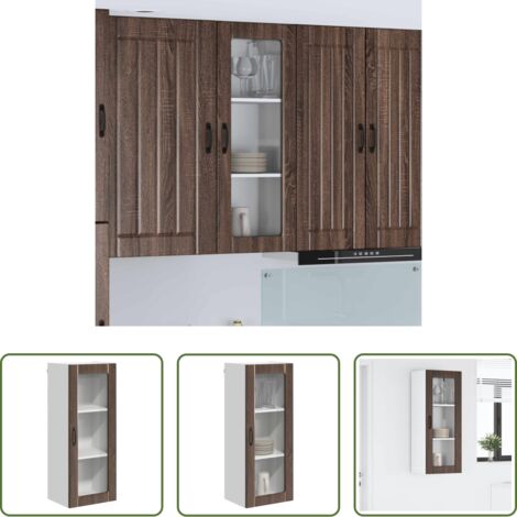 Mobile da cucina in legno -  Mobile da cucina Rovere Marrone 40 x 31 x 100 cm