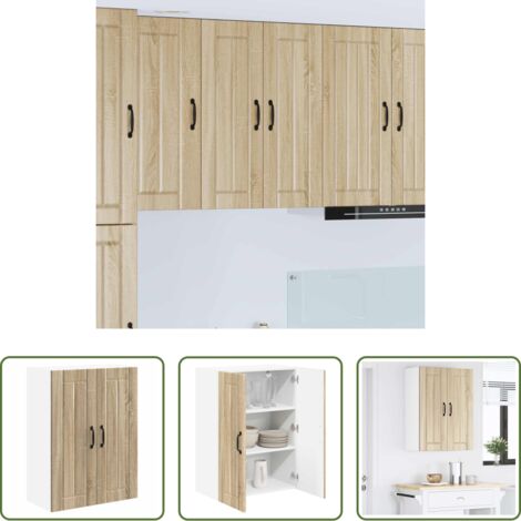 Mobile da cucina in legno - Mobile da cucina Rovere Sonoma 60 x 31 x 80 cm