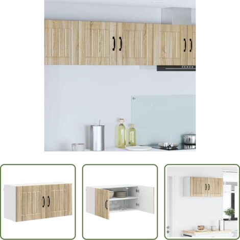 Mobile da cucina in legno -  Mobile da cucina Rovere Sonoma 80 x 31 x 40 cm
