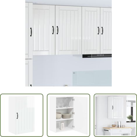 Mobile da cucina -  Mobile da cucina Bianco Lucido 50 x 31 x 80 cm
