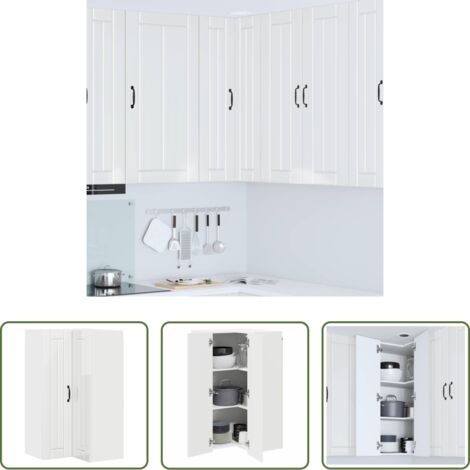 Mobile da cucina -  Mobile da cucina Bianco Lucido 57 x 57 x 100 cm