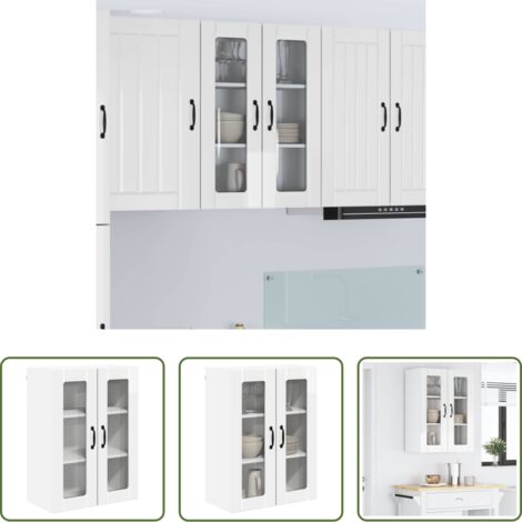 Mobile da cucina -  Mobile da cucina Bianco Lucido 60 x 31 x 80 cm
