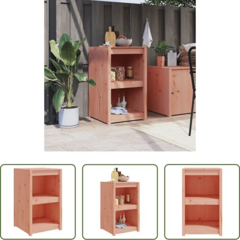 Mobile da cucina -  Mobile da Cucina da Esterno MEPPEL 55x55x92 cm Legno Massello di Douglas