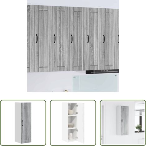 Mobile da cucina -  Mobile da cucina Grigio Sonoma 30 x 31 x 100 cm