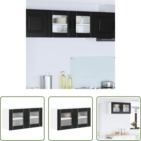 Mobile da cucina -  Mobile da cucina Nero 80 x 31 x 40 cm Legno multistrato