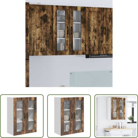 Mobile da cucina -  Mobile da cucina Rovere fumé 60 x 31 x 80 cm Legno multistrato
