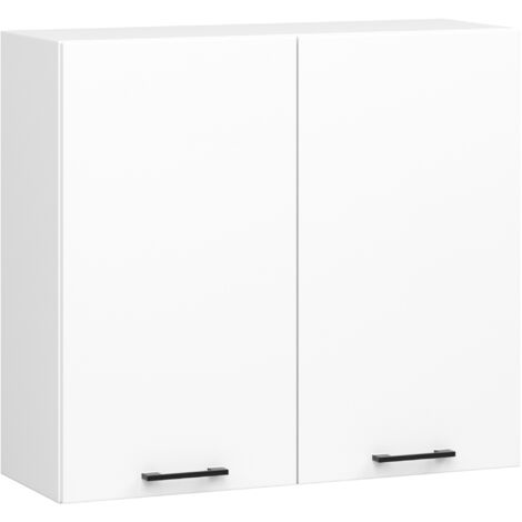 Mobile da cucina pensile sistema AKORD OLIWIA 80 cm H720 Bianco 2 ante 80x30x72 cm