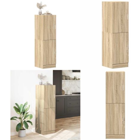 Mobile da Cucina Rovere Sonoma 38x41,5x131,5 cm Legno - Mobile da cucina - Armadio in truciolato