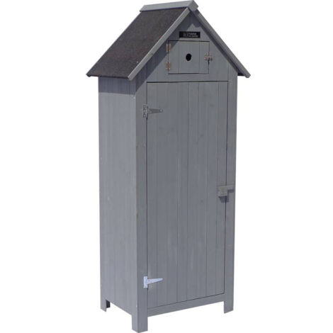 Mobile da giardino "Cabanon" - 77 x 54,5 x 179 cm - Antracite