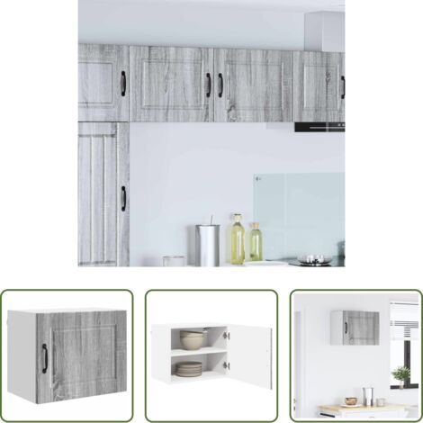 Mobile da parete -  Mobile da cucina con lo scaffale Grigio Sonoma 50 x 31 x 40 cm