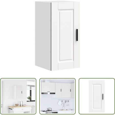Mobile da parete -  Pensile da Cucina Porto Bianco in Legno Multistrato