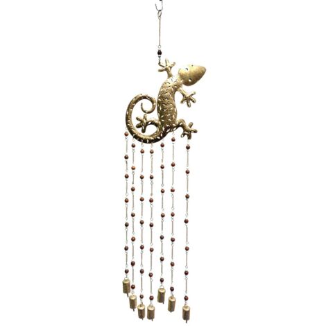 Mobile décoratif en bois de lézard pour la décoration orientale, pendentif fabriqué à la main idéal pour les chambres et les salons