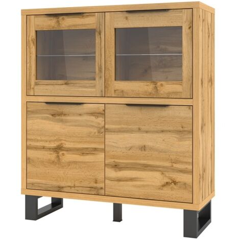 Mobile design della collezione MILO. Colore rovere. Mobile ideale per la tua sala da pranzo.