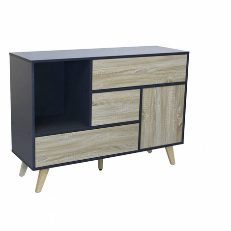 Mobile Emory 119x39,5x85,6 h cm in Truciolare bilaminato Antracite