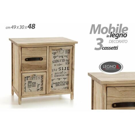 Mobile in legno decorato