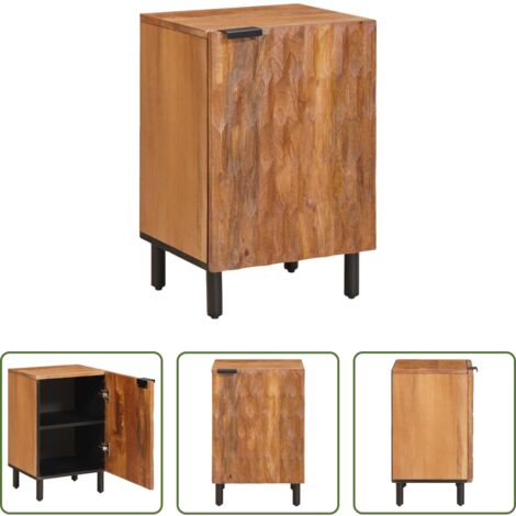 Mobile in legno di mango -  Mobile da Bagno Marrone 38 x 33 x 58 cm Legno di mango massello