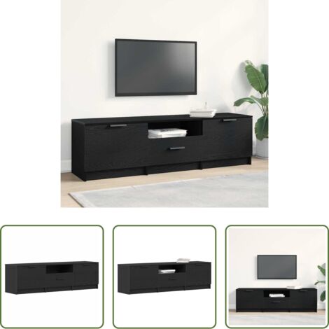 Mobile in legno -  Mobile TV con cassetto 140 x 35 x 40 cm Legno multistrato