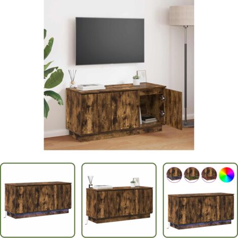 Mobile in legno -  Mobile TV Rovere fumé 100 x 38 x 49 cm Legno multistrato