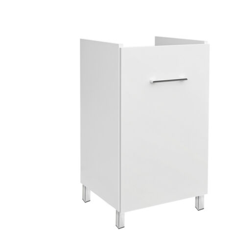 Mobile in nobiliato per lavatoio in ceramica cm 45x50