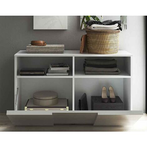 Mobile ingresso base 1 ribalta bianco lucido - Dama  StilProjectStore.com