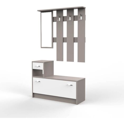 Mobile ingresso Rudolf bianco light mocha