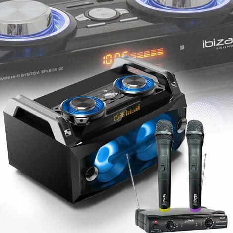Mobile Karaokeanlage mit Bluetooth inklusive Funkmikrofon