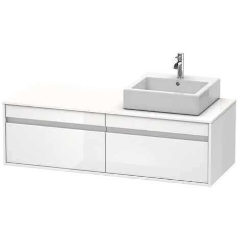 Mobile lavabo KETHO 550x1400x426m con illuminazione in cemento li