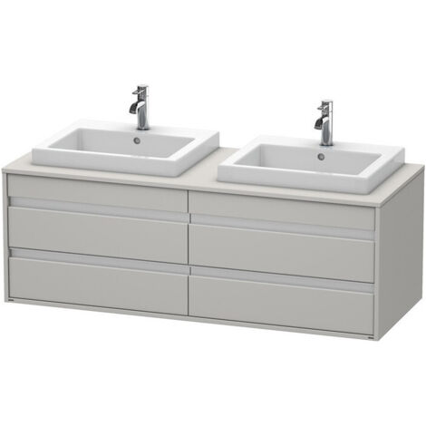 Mobile lavabo KETHO 550x1400x496mm cemento