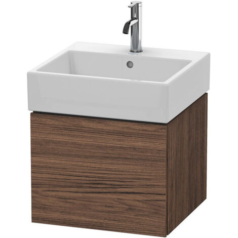 Mobile lavabo L-CUBE 394x484x459mm noce scuro