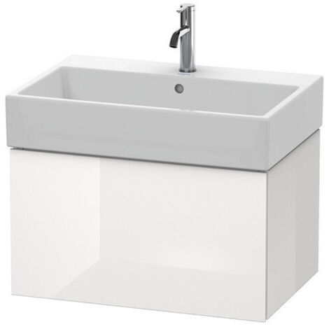 Mobile lavabo L-CUBE 394x684x459mm noce scuro