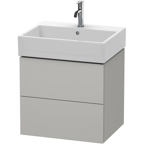 Mobile lavabo L-CUBE 544x584x459mm cemento