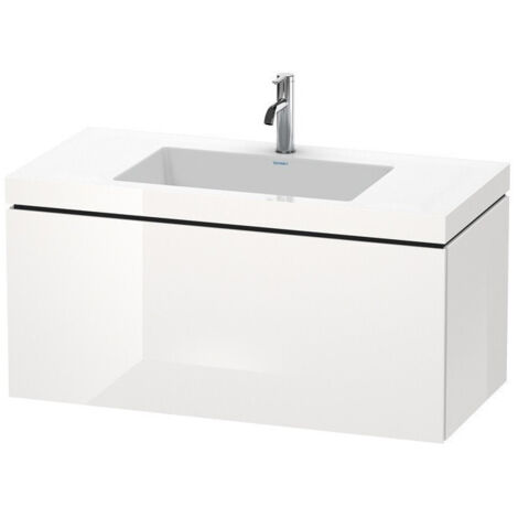 Mobile lavabo L-CUBE WT Vero Air 500x1000x480mm 1 foro rubinetto in cemento