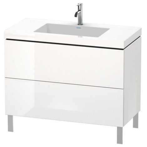 Mobile lavabo L-CUBE WT Vero Air 698x1000x480mm 1 foro rubinetto in cemento