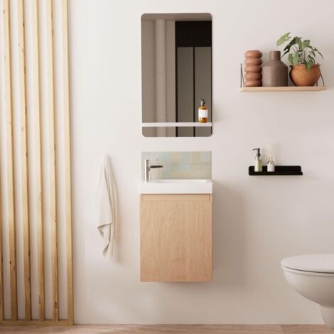 Mobile lavabo LISA + mensola a specchio