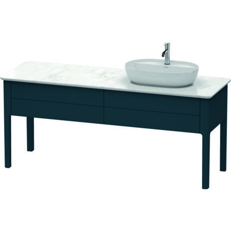 Mobile lavabo LUV 743x1388x570m con illuminazione Blu notte semilucido