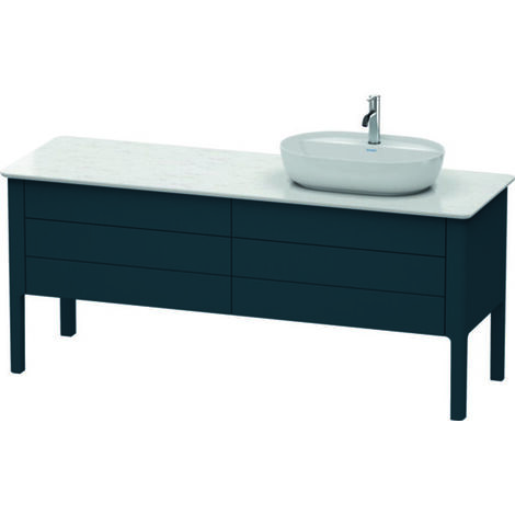 Mobile lavabo LUV 743x1783x570m con illuminazione Blu notte semilucido