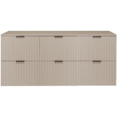 Mobile lavabo, Nero + maniglia dorata, 80 x 57 x 46 cm + Piano