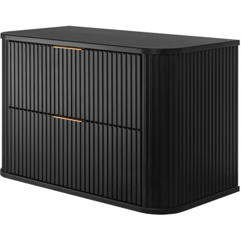 Mobile lavabo, Rovere Craft, 120 (2 x 60 cm) x 57 x 46 cm, maniglia nera + Piano