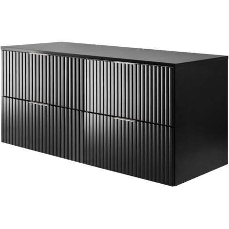 Mobile lavabo, Rovere Craft, 60 x 57 x 46 cm, maniglia nera + Piano