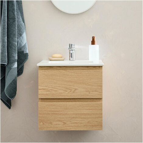 Mobile lavabo singolo 45 cm + rubinetto SORRENTO