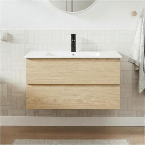 Mobile lavabo singolo + lavabo + rubinetto SORRENTO