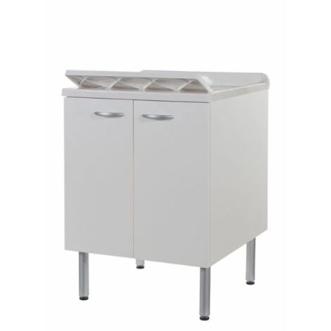 Lavatoio Mobile Colavene DL6060B - 60x60 Cm, Bianco - Per Lavaggio Domestico Pratico
