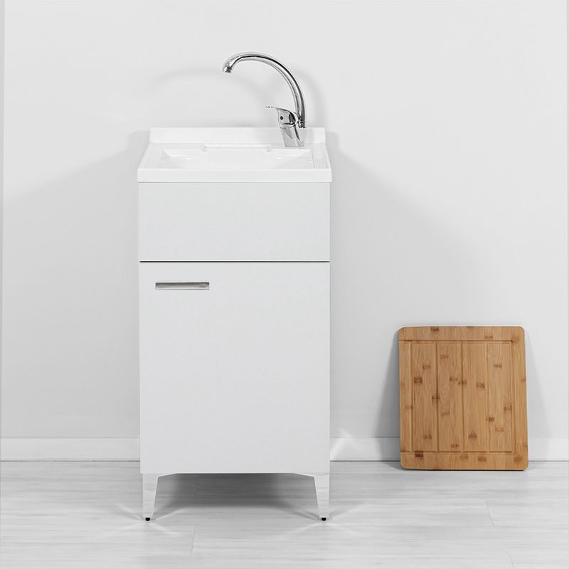 Mobile Lavatoio Lavapanni Lavanderia Bagno In Legno Anta Ante Mobiletto Pilozza Lavabo Armadio Bianco Varie Misure Cm 45x50 PRIME 60x50 E 60x60 Altezza 88 mod Cm L.45 x P.50 x H.88 Yellowshop