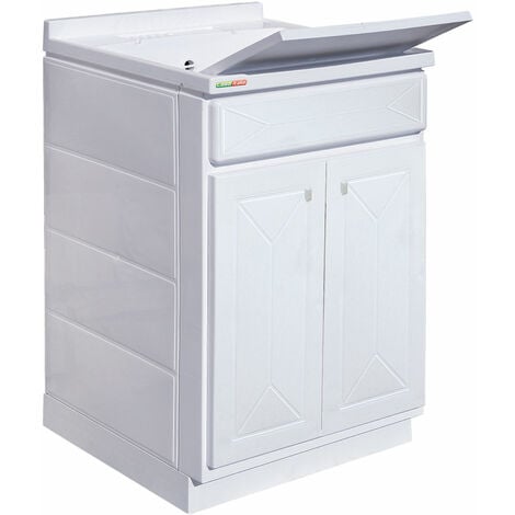 Mobile lavatoio anta doppia cm 60 x 50 x h.87