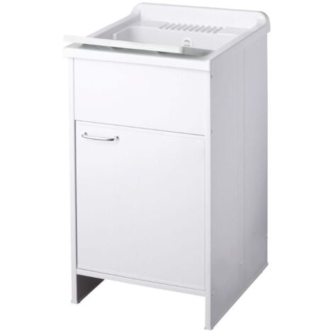Mobile Lavatoio bianco Garden 45x50x85 PVC